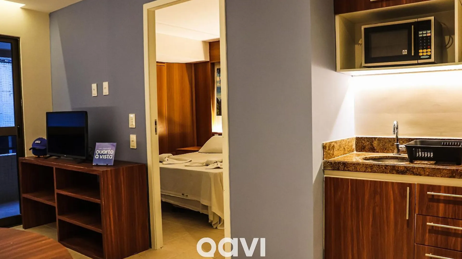 Apartamento Flats Em Predio Beira Mar Ponta Negra Mirador - Qavi Natal